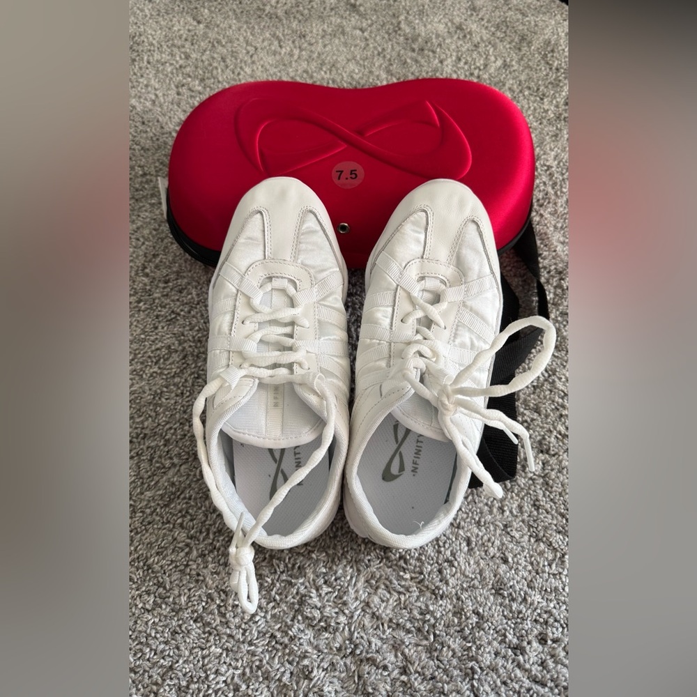 NFINITY Women's White Athletic Shoes